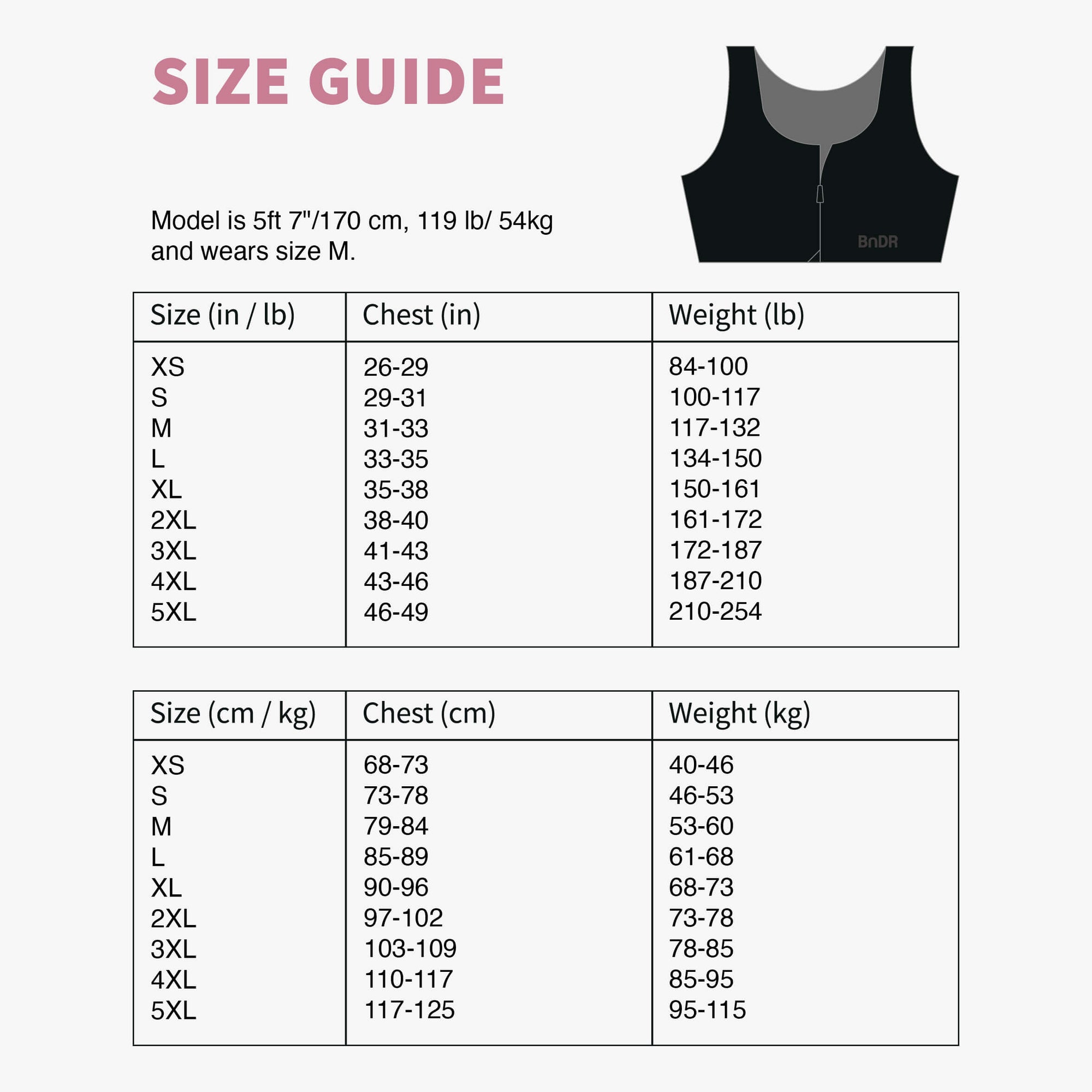 Front-zip Chest Binder