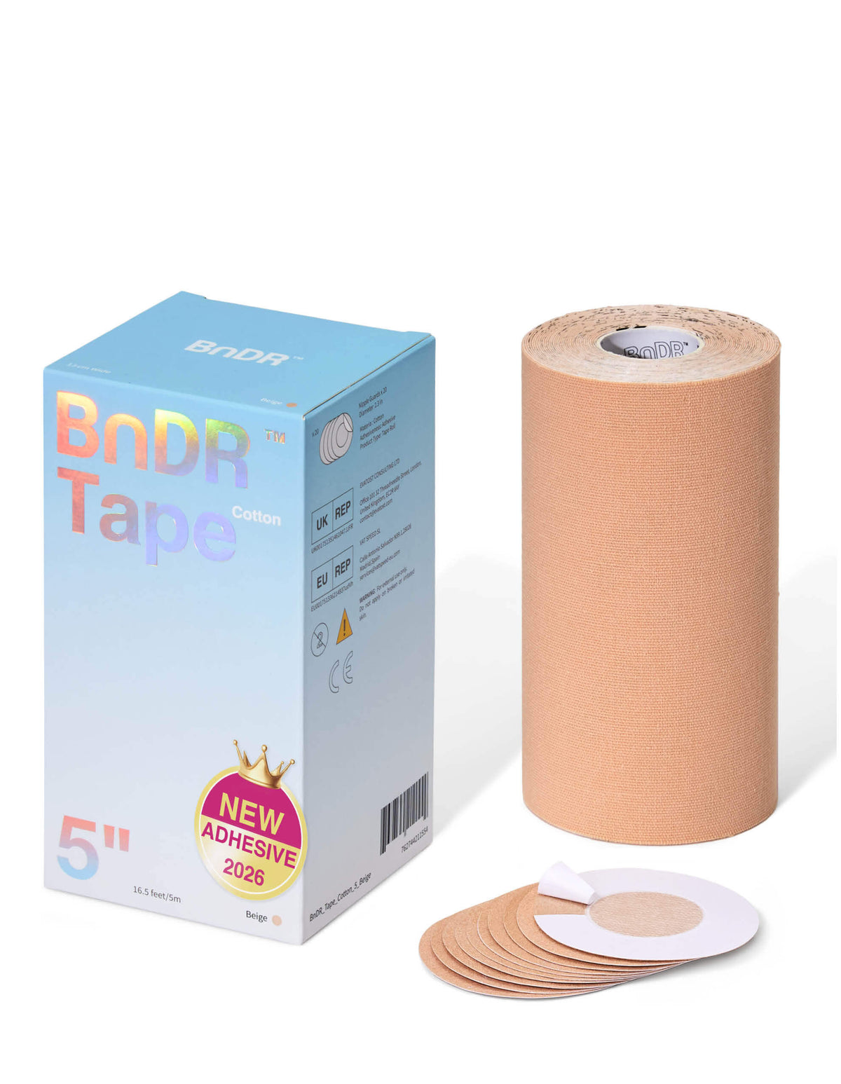 BnDR Cotton Tape 5 in Beige main 01