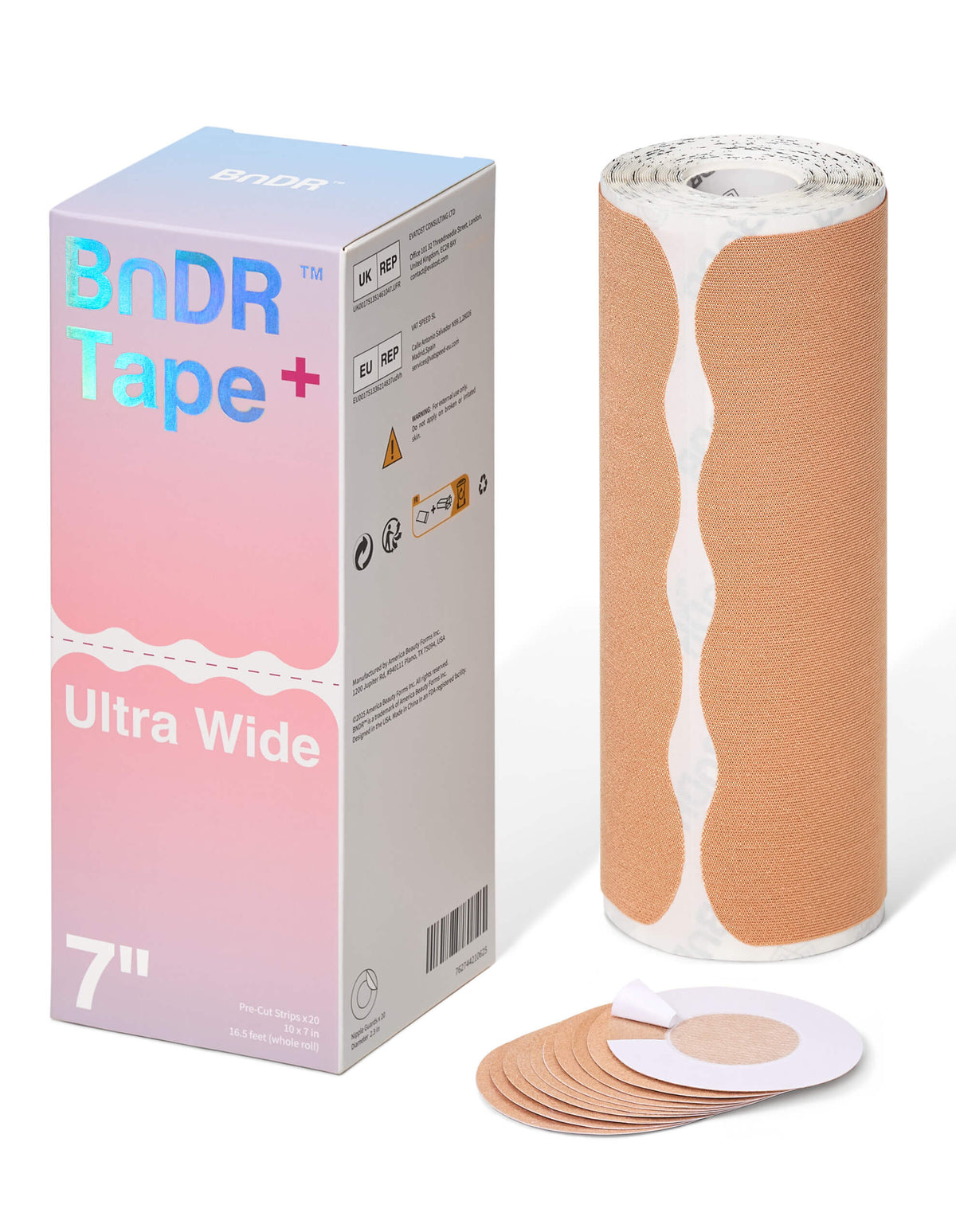 BnDR Pro Precut Tape 7 in Beige main 01