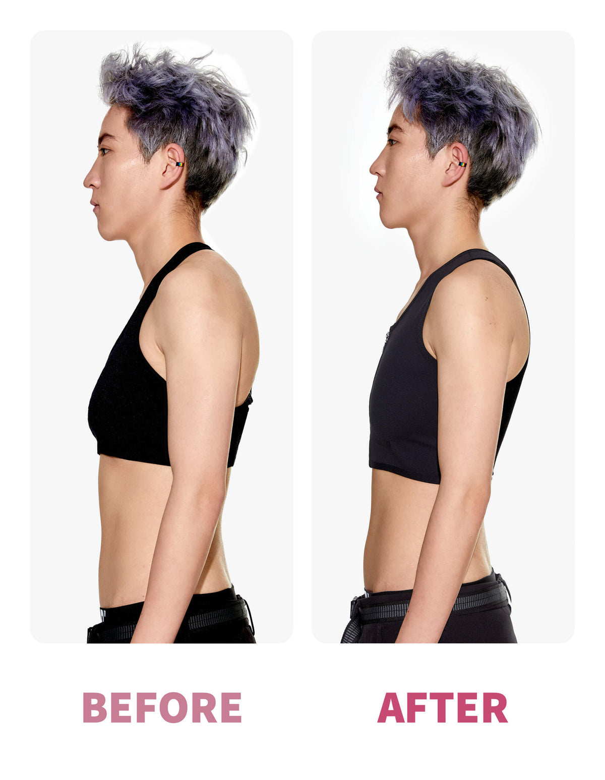 Chest Binder model 03